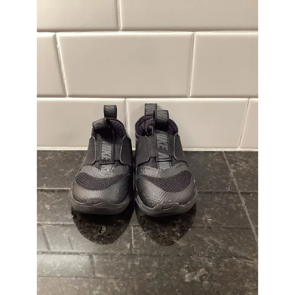 Nike‎ Baby/kids Flex Runner Td Running Sneakers Shoes Trainers Athletic Black 4C